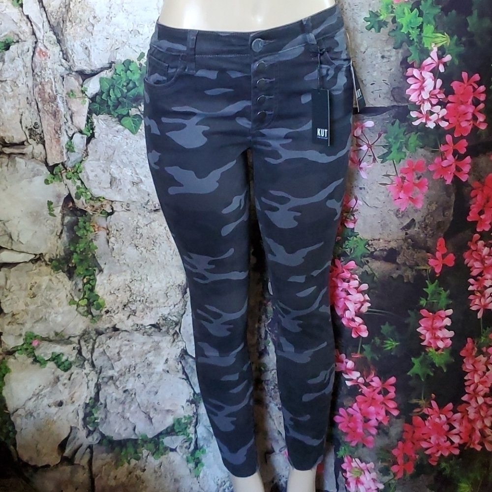 New Kut Connie High rise ankle skinny jeans Sz 4